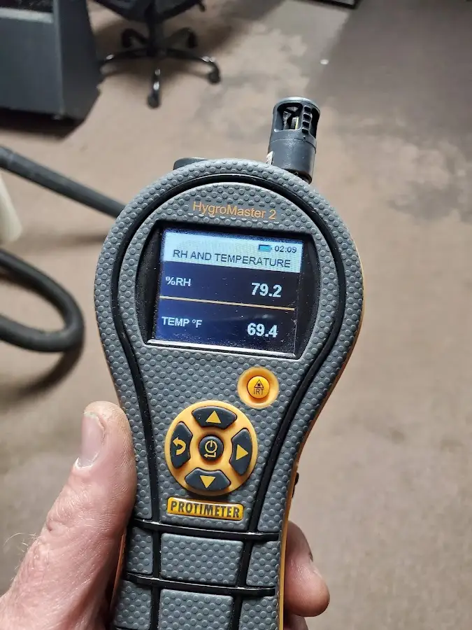 Moisture meter humidity assessment for Mold Remediation & Removal in Fullerton